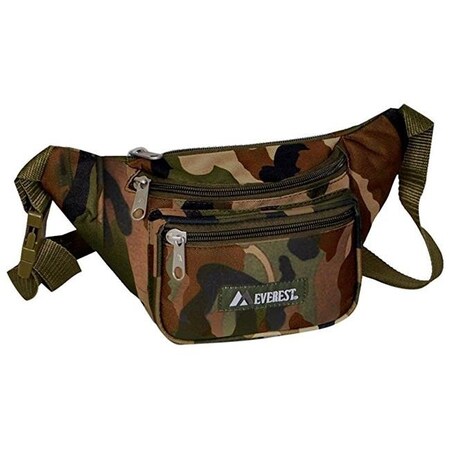 Everest Everest C044KD-CAMO Woodland Camo Waist Pack - Camo C044KD-CAMO